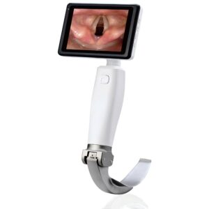 Medical Video Laryngoscope,Reusable Video Laryngoscope,Reusable Laryngoscope Blades,Medical-Grade Stainless Steel Laryngoscope Blade,Rotatable Screen Video Laryngoscope,Anesthesia Video Laryngoscope,Wide View Intubation Scope,Reusable Blade Video Laryngoscope