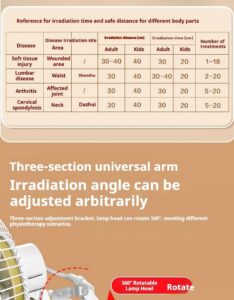 electromagnetic wave physiotherapy light hospital and home use physiotherapy infrared lamp