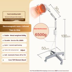 electromagnetic wave physiotherapy light hospital and home use physiotherapy infrared lamp