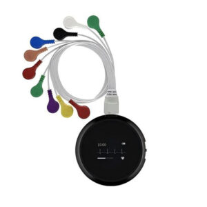 10-lead ECG Recorder,Portable ECG Monitoring Device,72-hour Battery Life ECG Monitor,Advanced AI-ECG Analysis System,EU CE Approved ECG Recorder,24-hour Ambulatory ECG Recording,Neck-worn Portable ECG Recorder