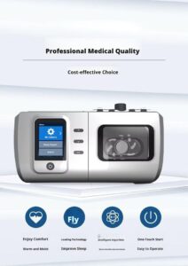 anti snoring and sleep apnea machine, medical grade home use cpap single level non invasive positive airway pressure sleep apnea machine