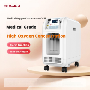medical grade home oxygen concentrator, 5l oxygen inhaler, smart oxygen breathing machine for the elderly and pregnant women