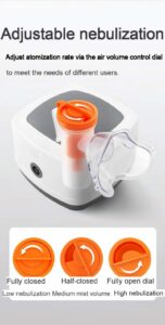 medical grade compressor nebulizer for home use, adults & kids