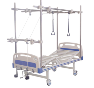multifunctional three crank orthopedic traction bed