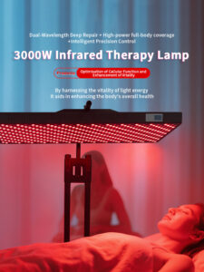dual wave 3000w physiotherapy led infrared lamp