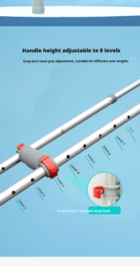 medical underarm crutches, foldable walking aid with fractures, rehabilitation support